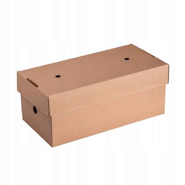 Burger box krabička rozkládací na burger 24,5x12x10 cm 100 ks