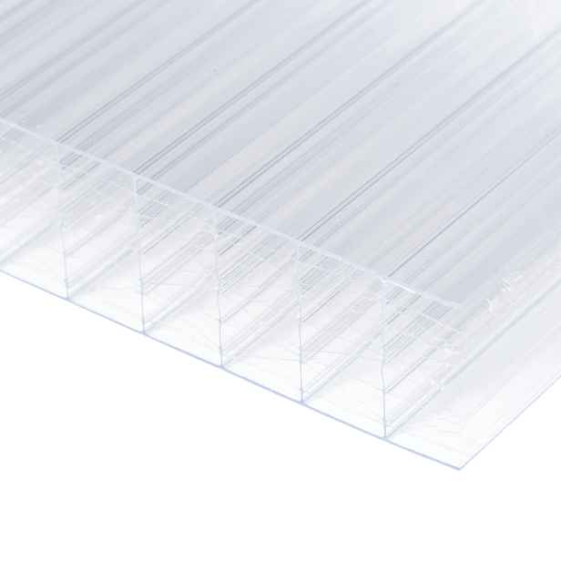 Deska polykarbonátová dutinková MULTICLEAR 32 11 WALL 1UV čirá 2100×7000 mm