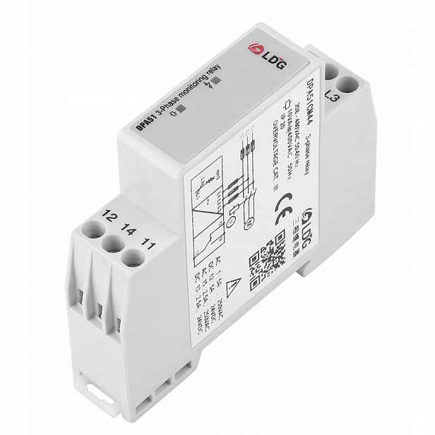 DPA51CM44 Napěťový Relé 3 Fáze Ac 208-480V