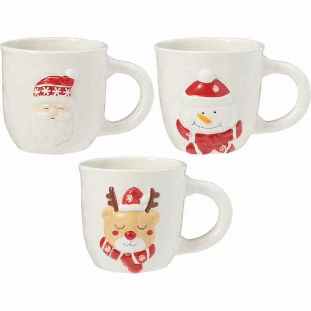 Sada 3 keramických hrnků North Pole 500 ml