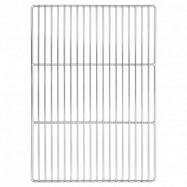 vidaXL Grilovací rošt 50 x 35 cm Nerezová ocel Stříbrná