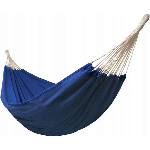Houpací síť pro více osob 210x150 cm Modrá 300 kg Bavlna Polyester