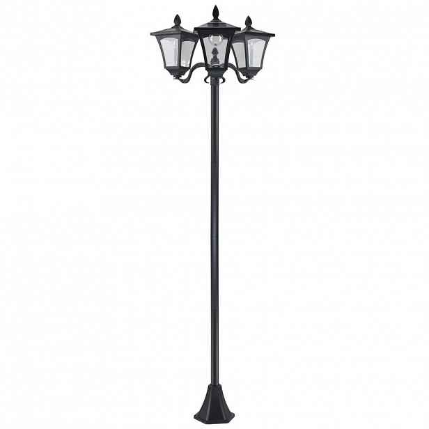 Outsunny SOLÁRNÍ zahradní lampa se 3 světly Solární lampa s LED 120 lumenů IP44 plast