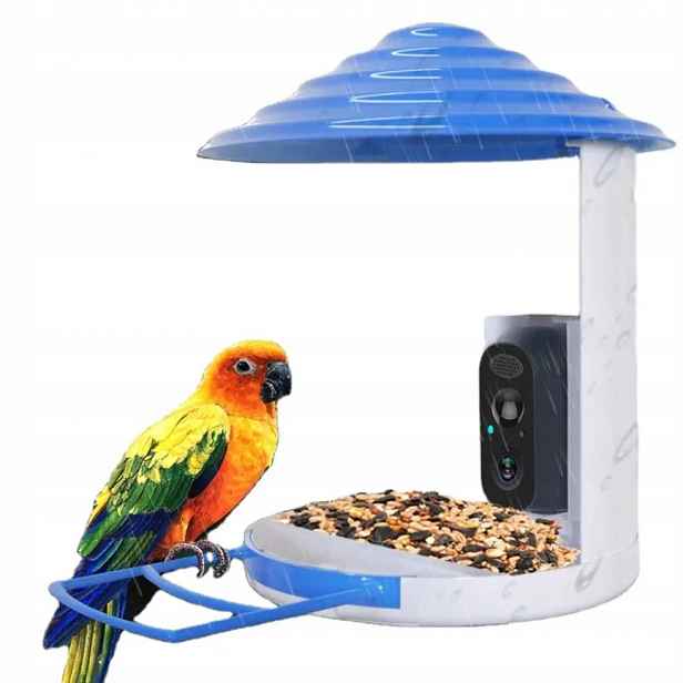 Solární Kamera Krmítko Pro Ptáky Detekce Pohybu Smart Full Hd 1080P Wifi