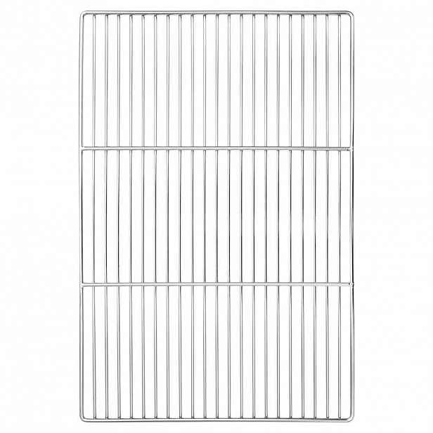 vidaXL Grilovací rošt 60 x 40 cm Nerezová ocel Stříbrná