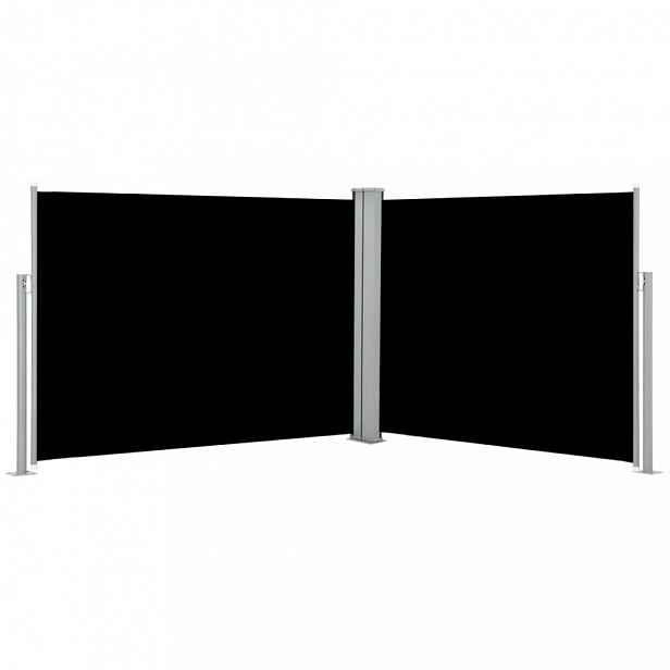 Zatahovací boční markýza 140x600 cm Dekorhome Černá