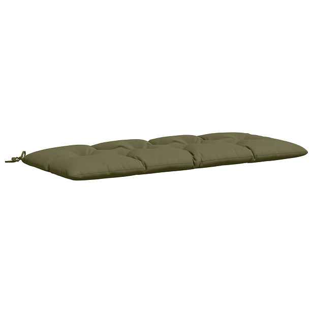vidaXL Polštář na lavici VIANEN 100% polyester Olivově zelená