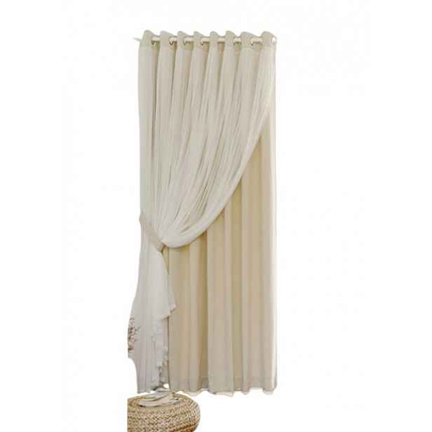 Shein Béžová Zatemňovací Závěs UY2 S07__200X260