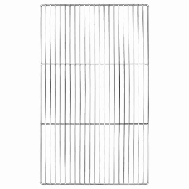 vidaXL Grilovací rošt 67 x 40 cm Nerezová ocel Stříbrná