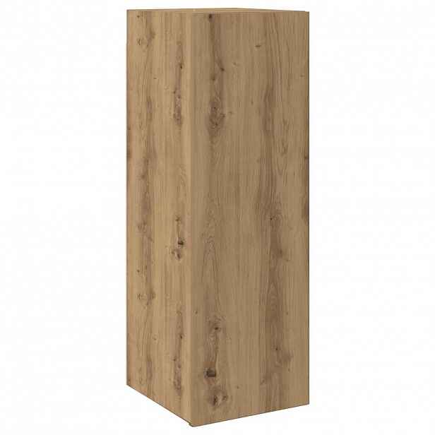 vidaXL TV skříňka dub artisan 30,5 x 30 x 90 cm kompozitní dřevo
