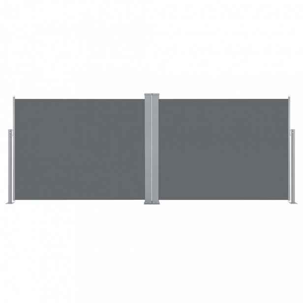 Zatahovací boční markýza 140x600 cm Dekorhome Antracit