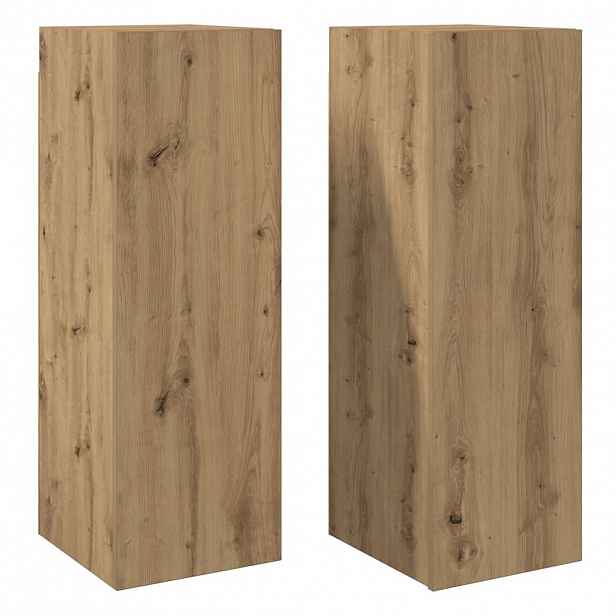 vidaXL TV skříňky 2 ks dub artisan 30,5 x 30 x 90 cm kompozitní dřevo