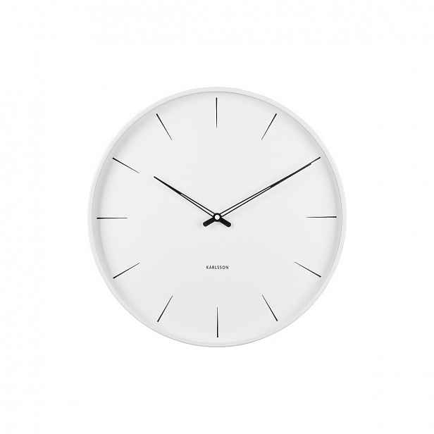 Designové nástěnné hodiny 5834WH Karlsson 40cm