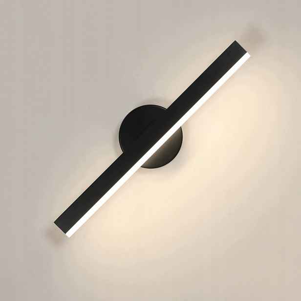 Nástěnné Svítidlo Lampa Led Kinkiet Černé Otočné Moderní Do Obývacího Pokoje 4500K 12W