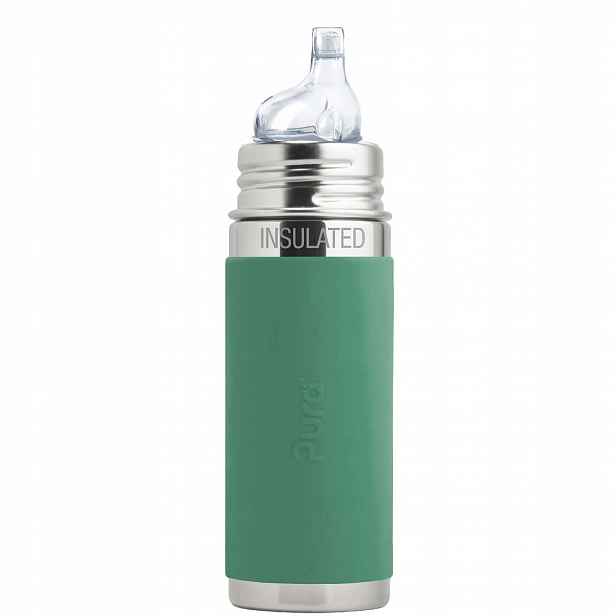 Pura Kiki termoláhev s náustkem 260 Ml termoska teplé pití ocelová 18/8