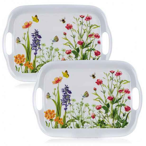 Sada melaminových táců MEADOW 36 x 25,5 cm 2 ks