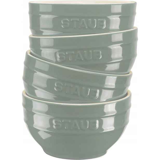 Staub Servírovací sada 4 misek 14 cm, eukalyptová