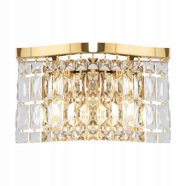Nástěnná lampa glamour křišťálová zlatá do obývacího pokoje ložnice Maytoni