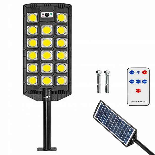 Pouliční lampa Solar 1 W 30000 lm, solární napájení