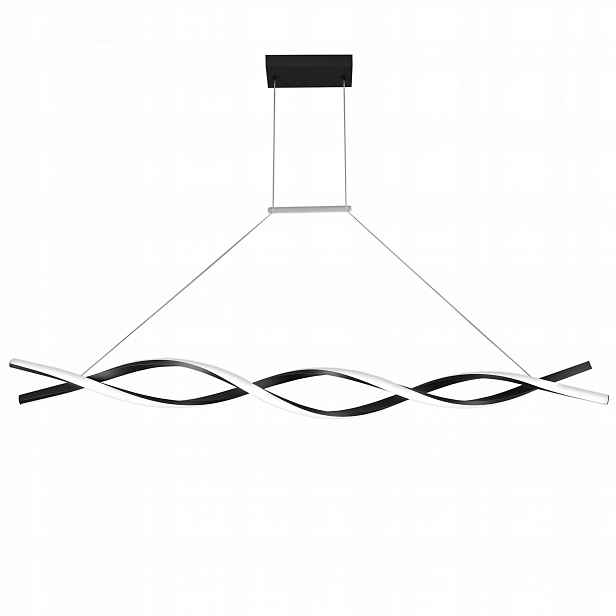 stropní svítidlo Led závěsný lustr do pokoje Moderní 4000K 120 cm černá