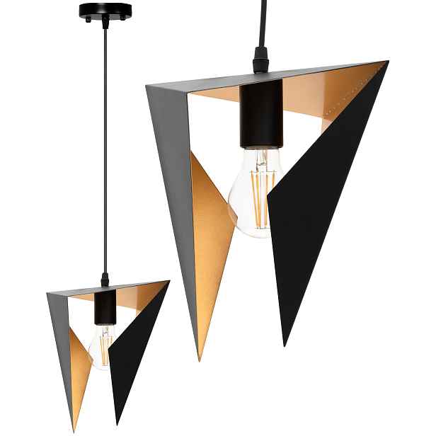 TooLight Geometrický lustr černý