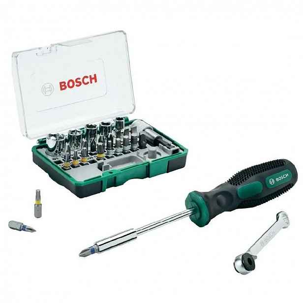 Bosch - 27dílná sada bitů a nástrčných klíčů 2607017331