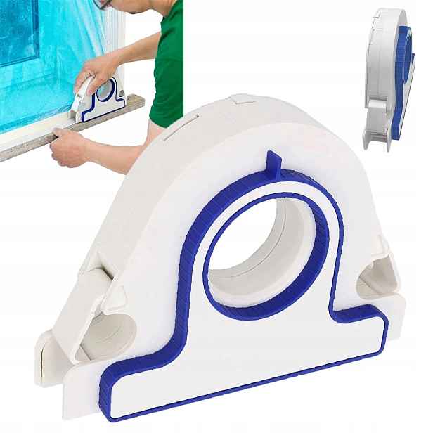 Dispenser Aplikátor maskovací pásky ručně tlačný automatický s nožem