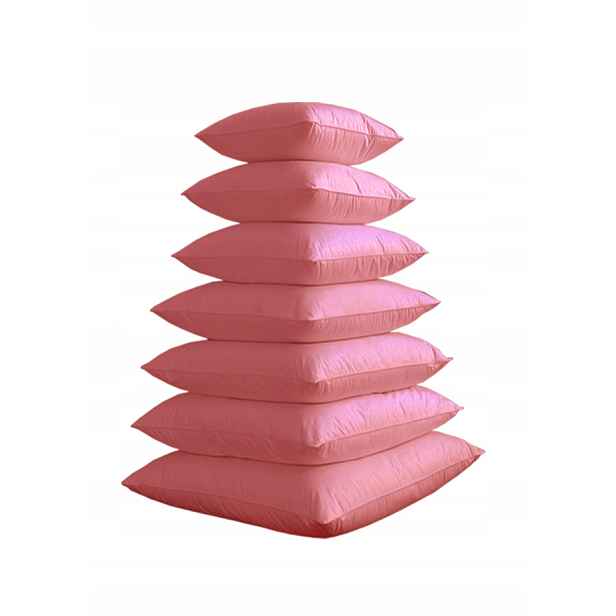 Polštář peří 70x90 1600g růžová sypka