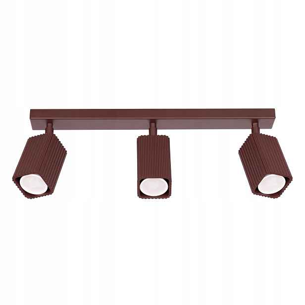 Sollux Lighting stropní svítidlo Rayo hnědá 45 cm 3x GU10 10 W