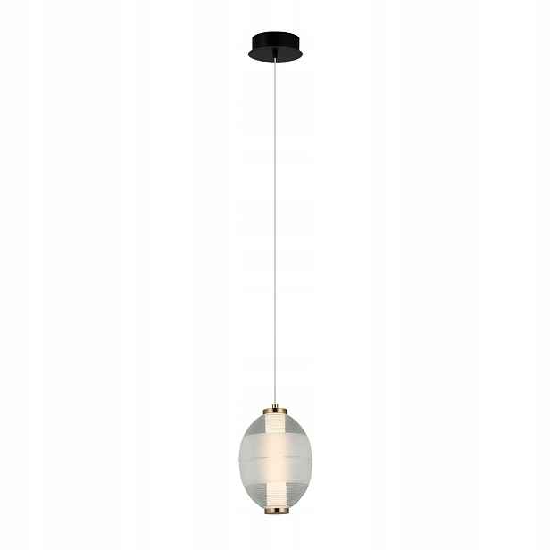 Závěsná Led lampa s dekorativním skleněným stínidlem do obývacího pokoje ložnice 3000K Italux