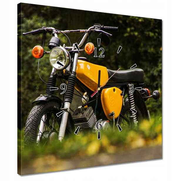 Hodiny 40x40 motocykl Simson Klasika