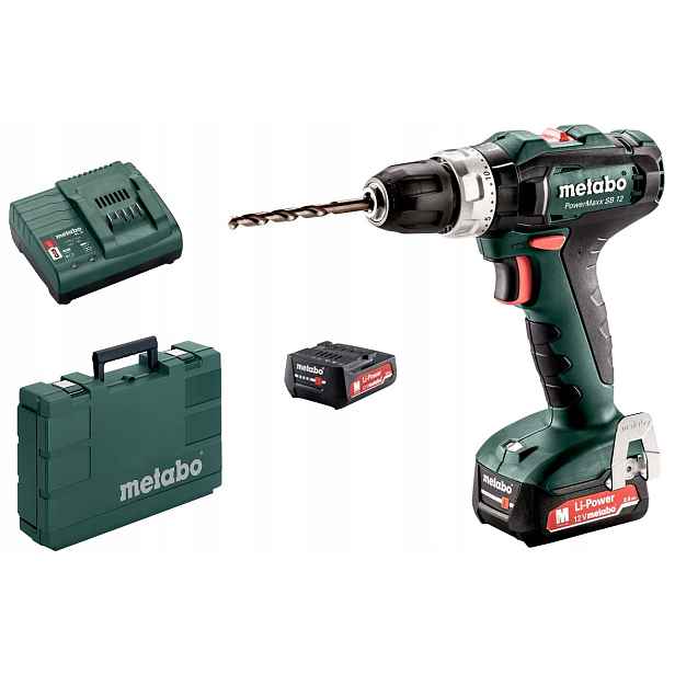 Metabo Aku Šroubovák Powermaxx Sb 12 2X 2AH Kufr