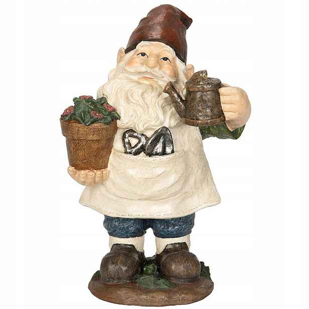 Figurka Skřítek Vánoční Trpaslík Na Vánoce Do Domu Zahradního Obývacího Pokoje 32 cm