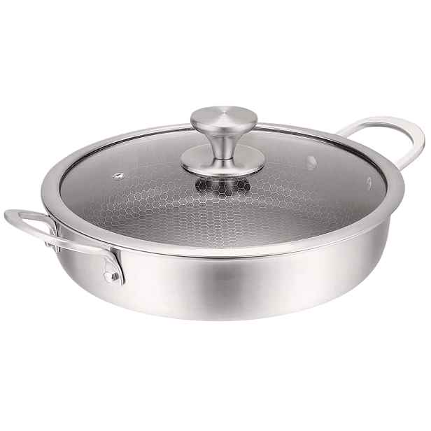 Nízký Hrnec S Nepřilnavým Medová Plástev 28 CM Edenberg 4 L