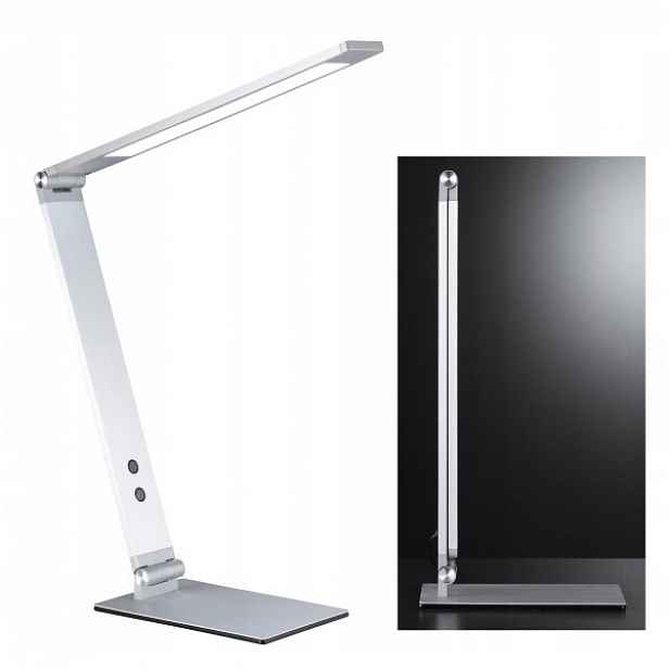 Stolní lampa Geri stříbrná 2700-6500K 1x8W/LED 810 lm IP20 Fischer&Honsel