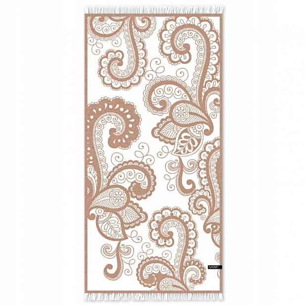 Texpol Lehký bambusový plážový ručník 75x150 Smarttowel s třásněmi Orient