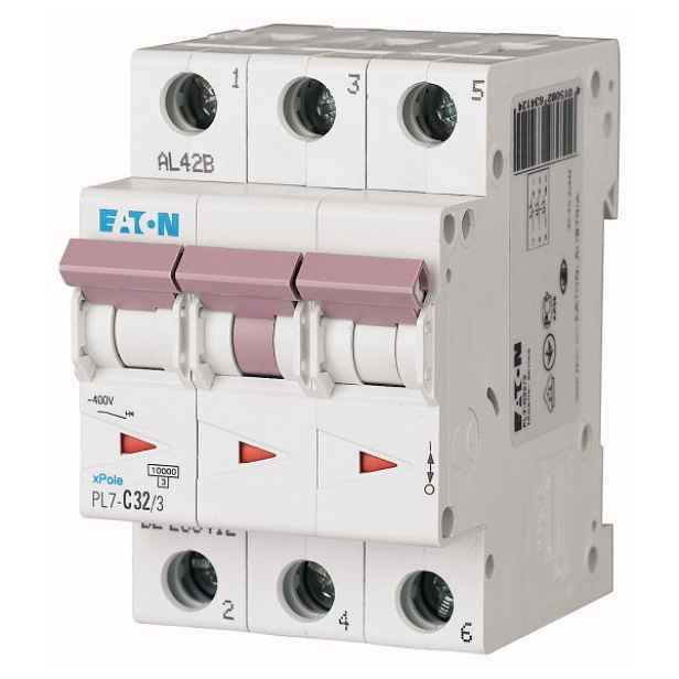 Jistič Eaton PL7-C32/3 10 kA C 32 A