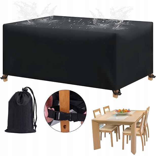 Obal na zahradní stůl, ochranný obal, voděodolný, sada potahů