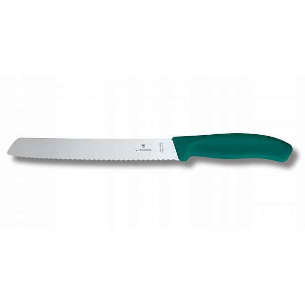 Victorinox nůž na pečivo 6.8634.21C1B zelený (21 cm)