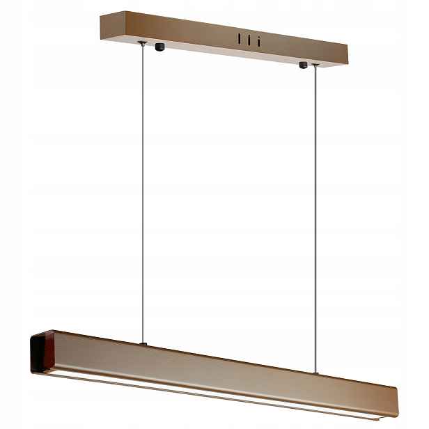 Moderní Led Lineární Závěsná Lampa 24W 60cm Podélný Nosník Dálkový Ovladač 3 Barvy
