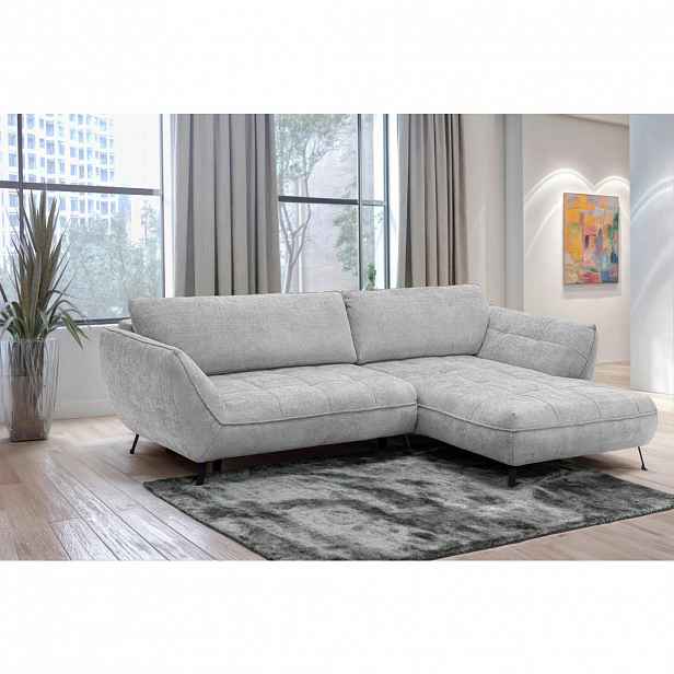 Livetastic ROHOVÁ SEDAČKA, textil, světle šedá
