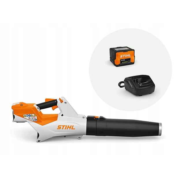 Foukač Stihl Bga 60 na listí na baterie Ak, výkonná, dobrá sada
