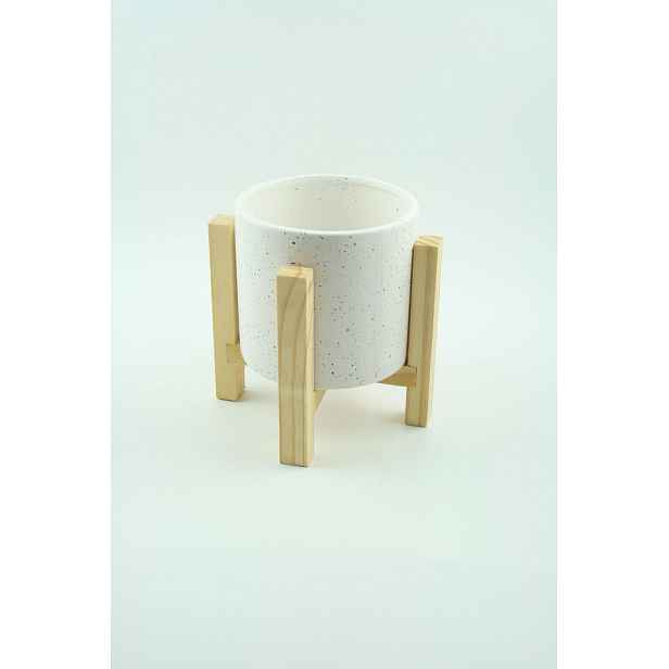 2x keramická krytka na nožičkách 15x15x16 cm