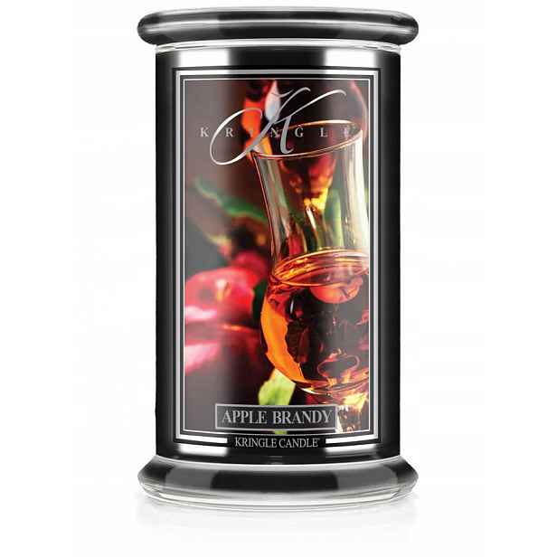 Apple Brandy Kringle Candle velká vonná svíčka s 2 knoty (624 g)