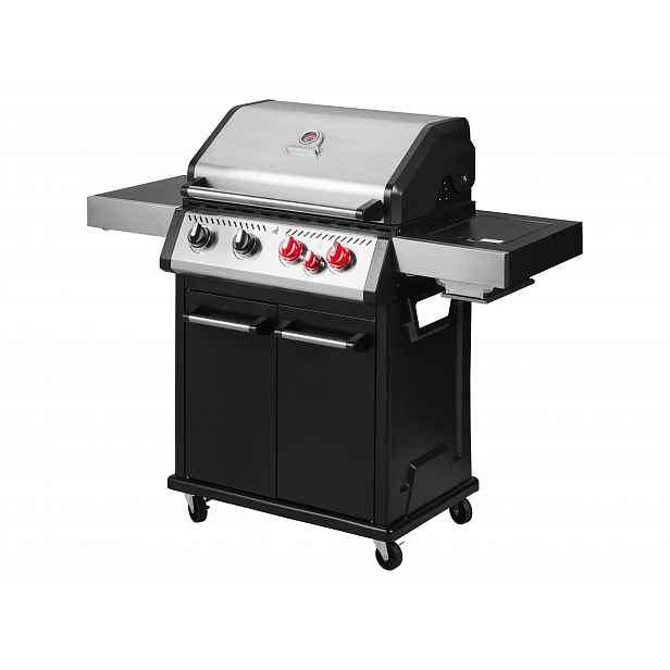 Grillmeister Plynový gril 4+1 boční keramický hořák 800 °C Memphis, 19,7 kW