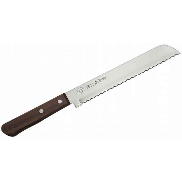 Nůž na pečivo 20 cm Satake Tomoko zoubkovaný ocel U420J2 Japonsko
