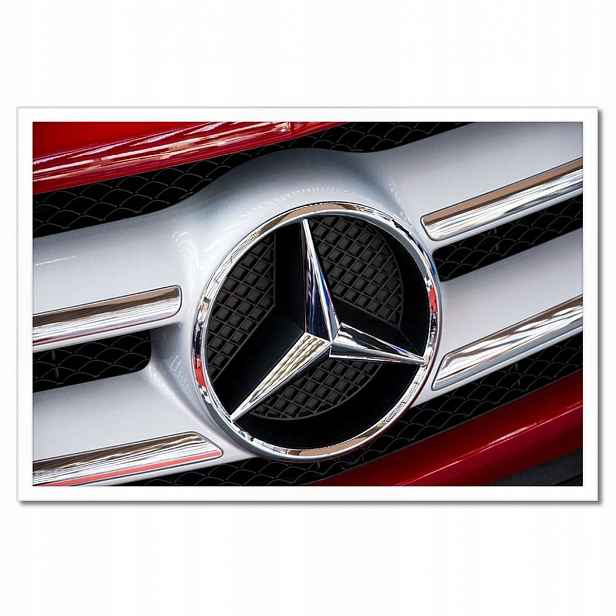 Plakáty v rámu 60x40 Známka Mercedesu