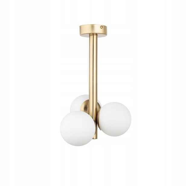 Stropní Svítidlo Perla Lux Zlaté Sklo 3xG9 Moderní osvětlení pro Sigma