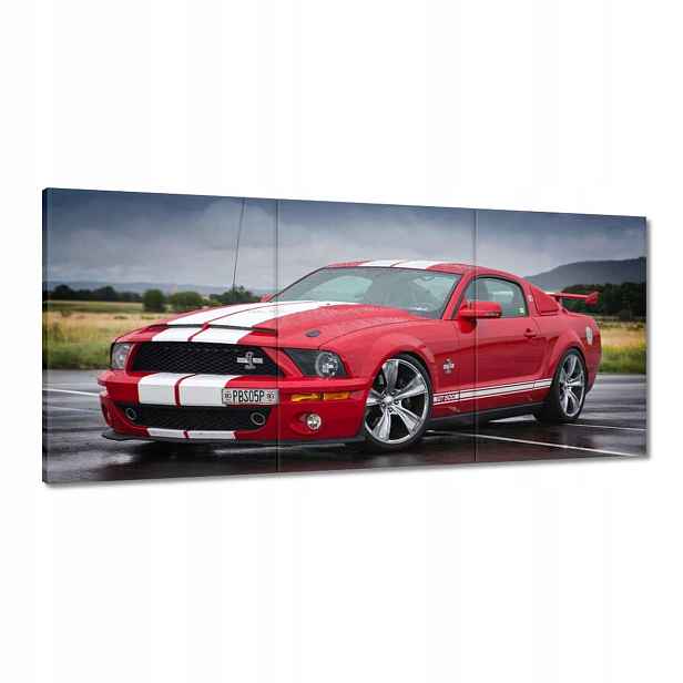 Obrazy 150x70 Červený Ford Mustang Usa