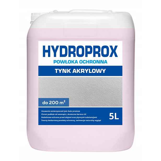 Hydroprox Ochranná Vrstva Fasádní Omítka Akrylová 5L do 200 m2